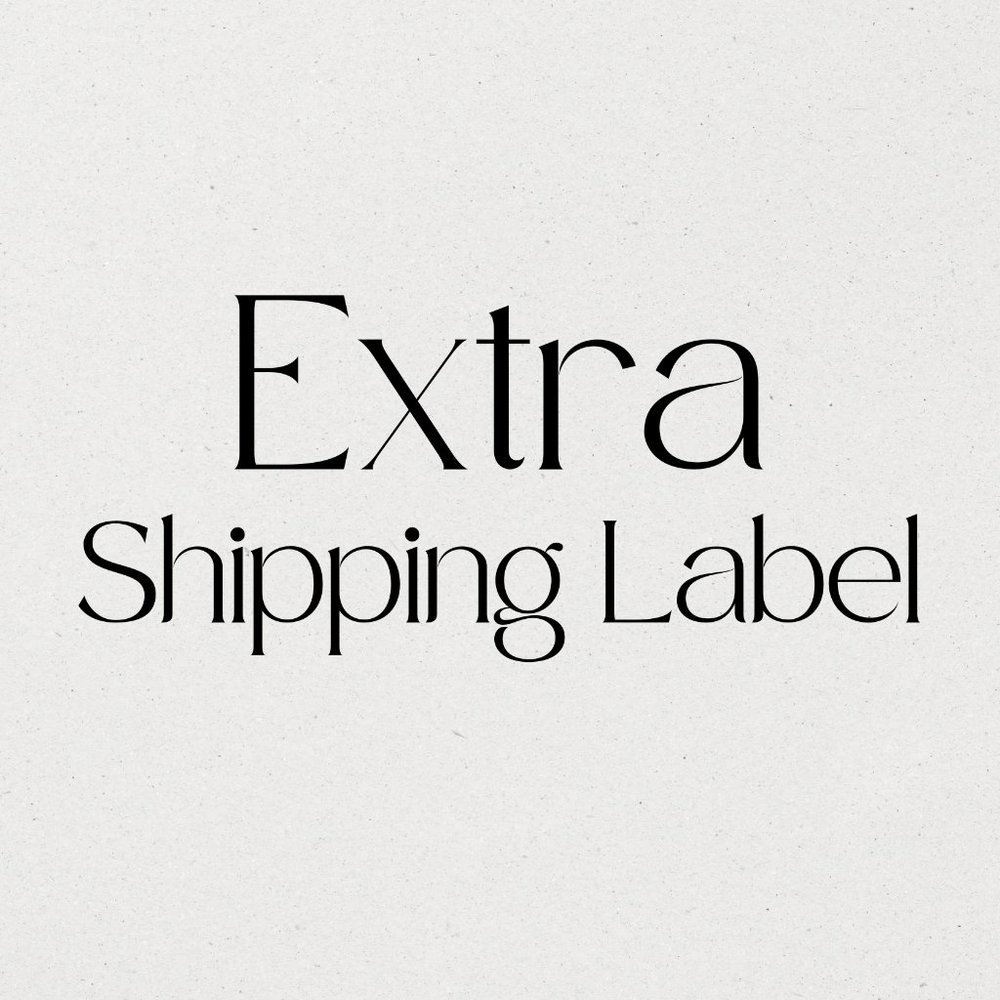 Extra Shipping Label